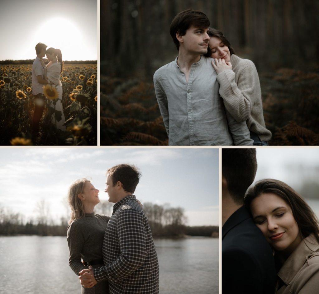 Photographe seance engagement