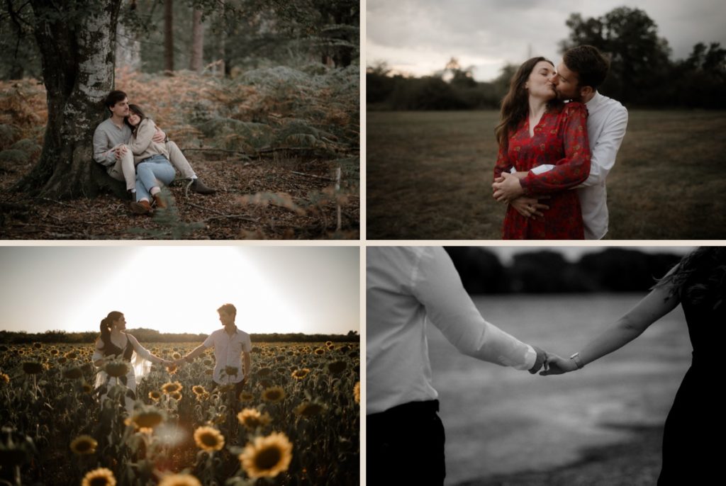 Photographe seance engagement