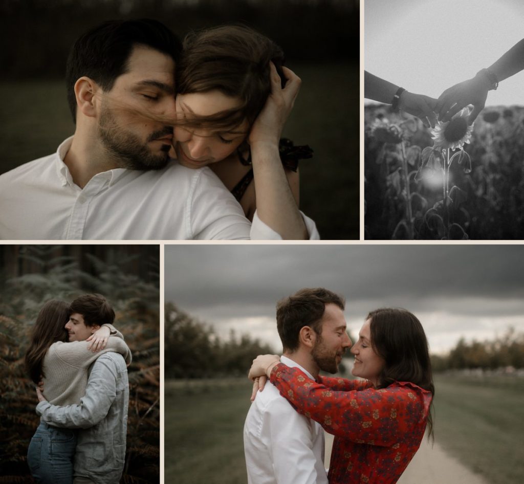 Photographe seance engagement