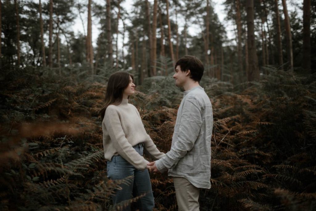 Séance photo couple engagement sologne