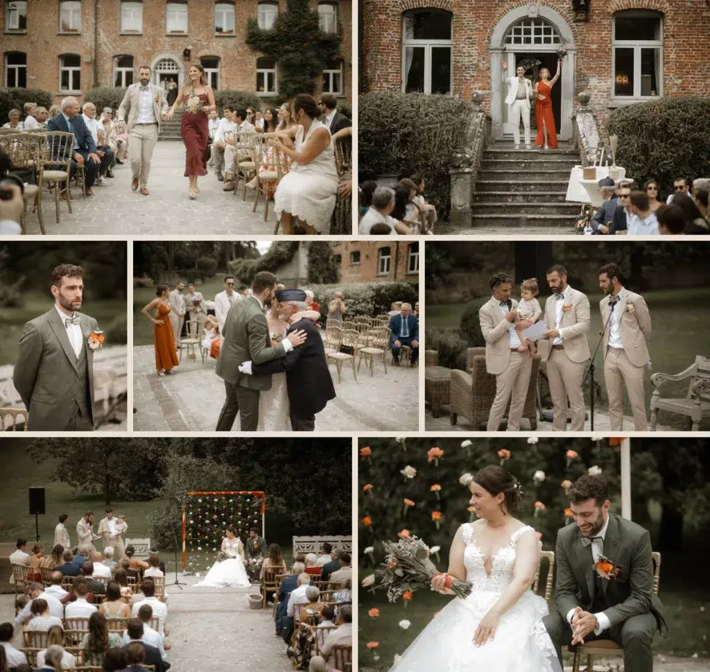 Cérémonie laïque du mariage à l’Abbaye de Nizelles