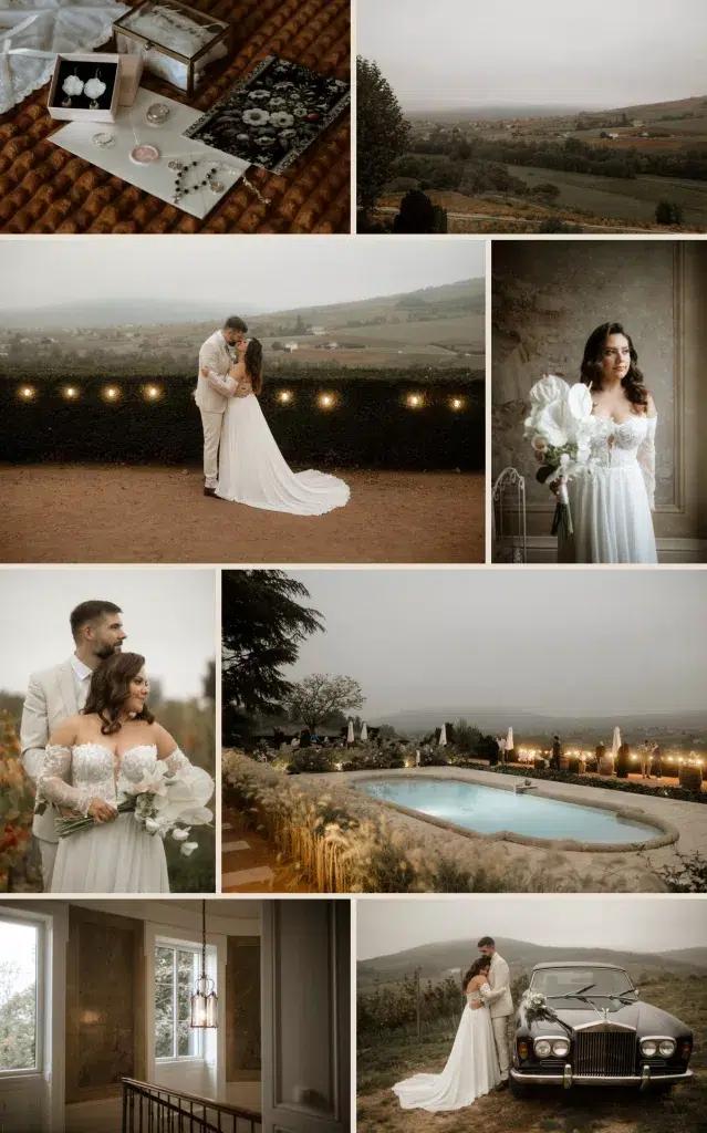 Mariage au Château des Vièrres à Lantignié dans le Beaujolais