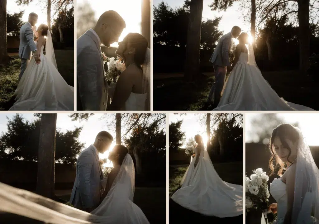 Séance couple au coucher du soleil dans le Beaujolais