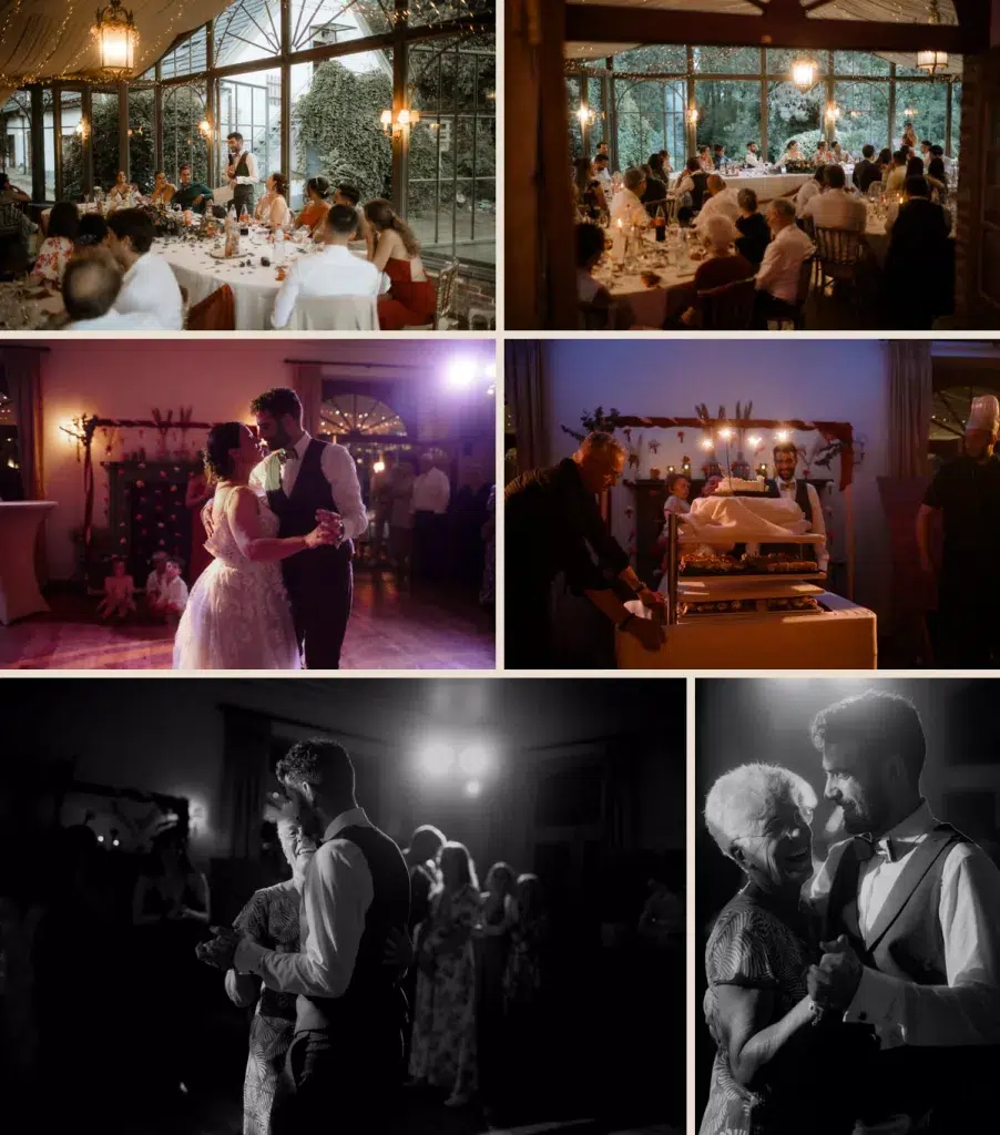 Soirée dansante du mariage d’Alicia et Julien à l’Abbaye de Nizelles