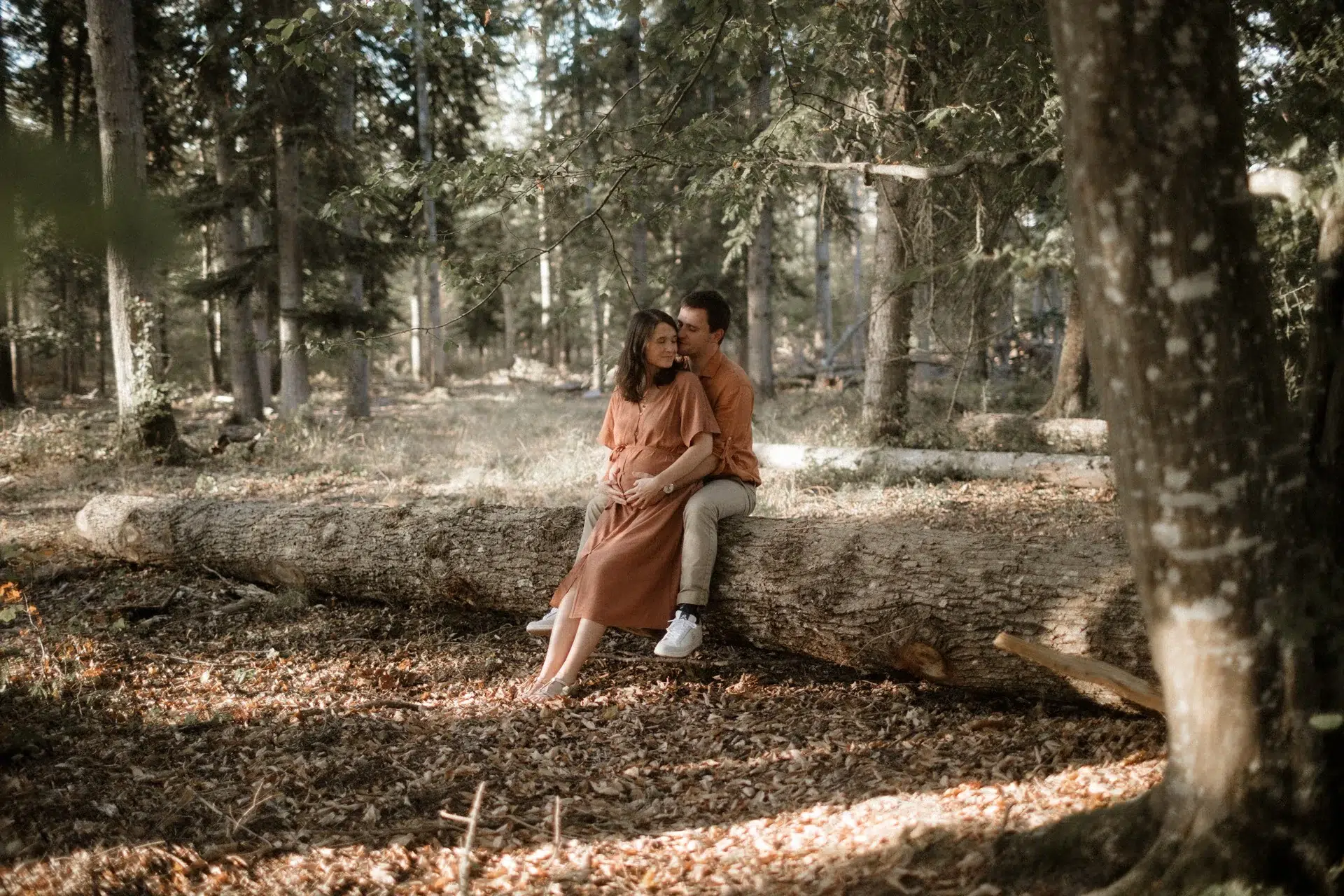 Audrey et Albin dans la foret de chambord